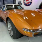 Orange Corvette Muscle Car Waynes Garage