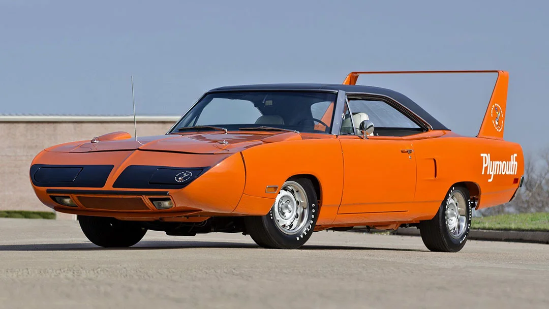 1970 Plymouth Superbird orange front left